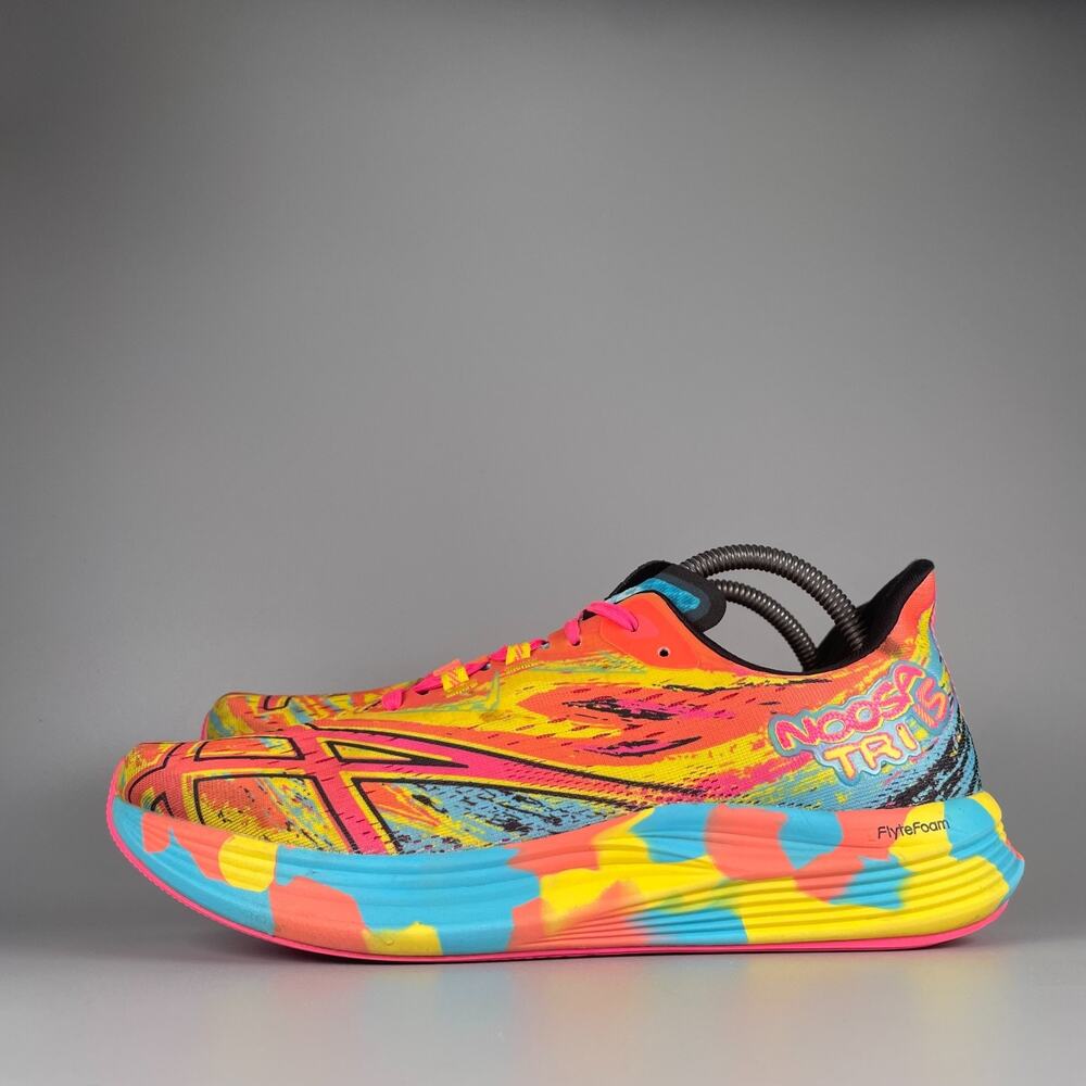 ASICS Noosa Tri 15 Men's Size 10 Aquarium Vibrant Yellow Running Sneakers Shoes